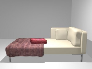 sofa day bed 3D Модель