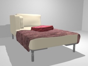 sofa day bed 3D Model