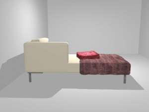 sofa day bed 3D Model