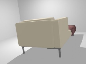 sofa day bed 3D Model
