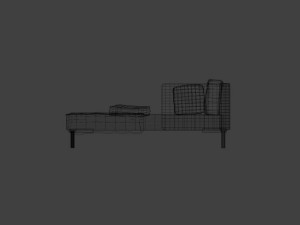 sofa day bed 3D Model