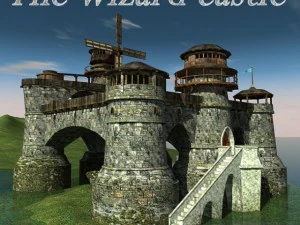 castello dei maghi Modello 3D