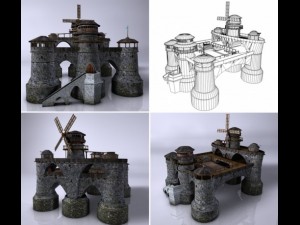 wizard castle Modelo 3D