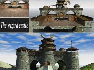 wizard castle Modelo 3D