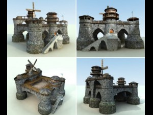 wizard castle Modelo 3D