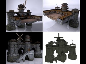 wizard castle Modelo 3D