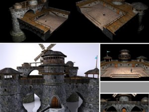 wizard castle Modelo 3D