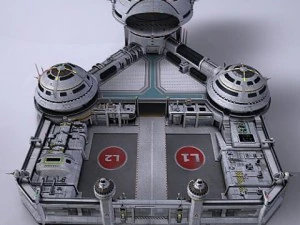 stazione delta Modello 3D