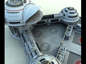 delta station Modèle 3D