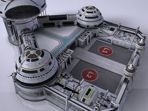 delta station Modèle 3D