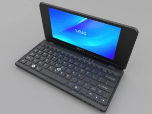 sony vaio p laptop 3D Model