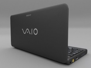 sony vaio p laptop Modello 3D