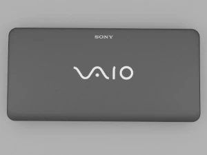 sony vaio p laptop 3D Model