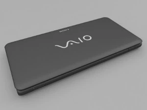 sony vaio p laptop 3D Model