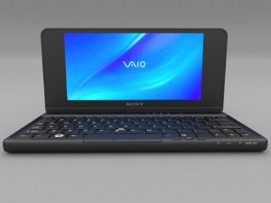 sony vaio p laptop Modello 3D