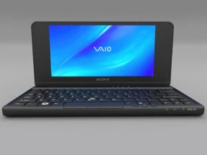 sony vaio p laptop 3D Model