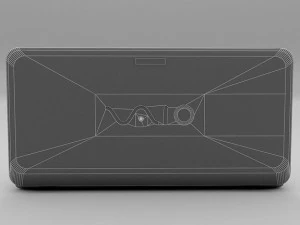 sony vaio p laptop 3D Model
