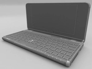 sony vaio p laptop 3D Model