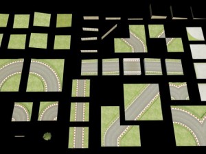 race track construction kit 3D Модель