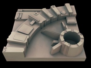 scifi landscape construction kit 3D Model