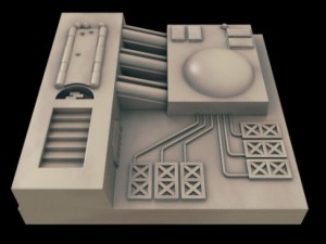 scifi landscape construction kit 3D Model