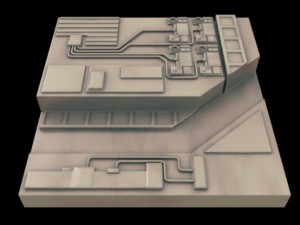 scifi landscape construction kit 3D Model