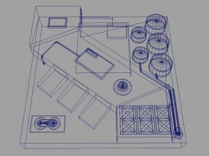 scifi landscape construction kit 3D Model
