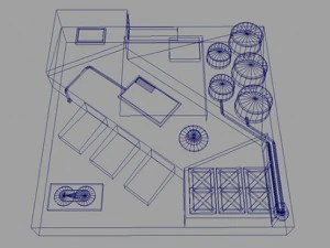 scifi landscape construction kit 3D Model
