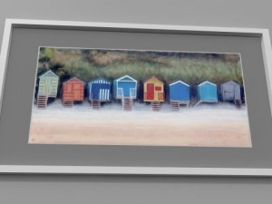 picture frames and paintings 3D Model