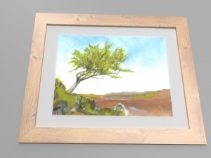 picture frames and paintings 3D Model