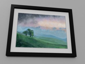 picture frames and paintings 3D Model