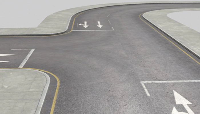 roads construction kit 3D Model .c4d .max .obj .3ds .fbx .stl .blend 