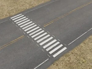 roads construction kit 3D Model