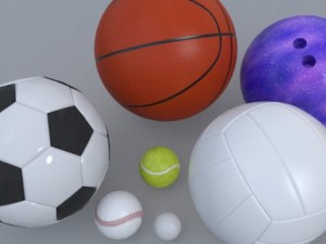 ball sports pack Modelo 3D