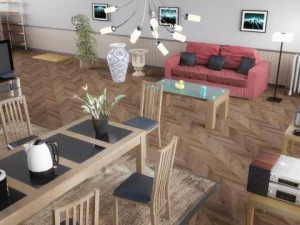 pack d'accessoires int&eacute;rieurs Modèle 3D