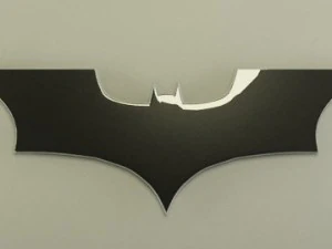 логотип темного рыцаря 3D Модель