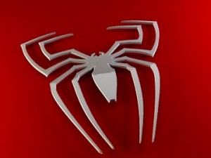 spiderman logo Modello 3D