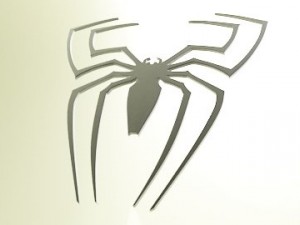 spiderman logo Modello 3D