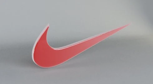 nike logo 3D Model .c4d .max .obj .3ds .fbx .stl .blend 