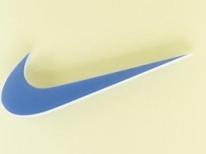 nike logo 3D in 3DExport