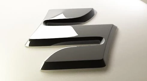 suzuki logo 3D Model .c4d .max .obj .3ds .fbx .stl .blend 