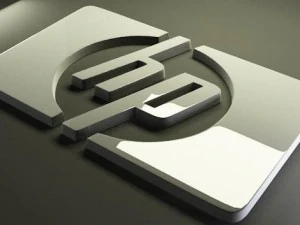 hp logo 3D Model