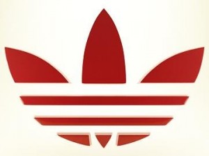 adidas performance logo 3D in 3DExport