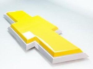 chevrolet logo Model 3D