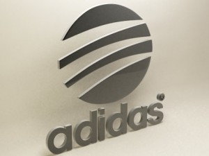 adidas style logo 3D Model
