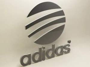 adidas style logo 3D Model