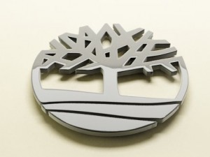 timberland 3d logo Model 3D
