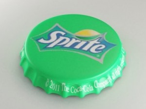 cocacola fanta sprite bottle cap 3D Model
