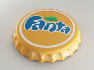 cocacola fanta sprite bottle cap 3D Model