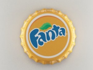 cocacola fanta sprite bottle cap 3D Model